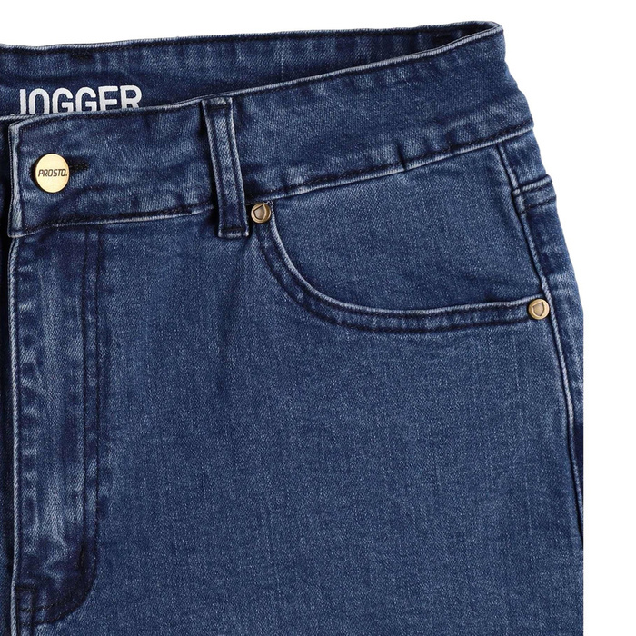 Prosto Klasyk spodnie męskie Jeans Jogger Hees blue