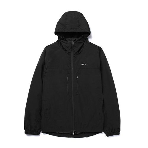 HUF Essentials Zipper black / reflective
