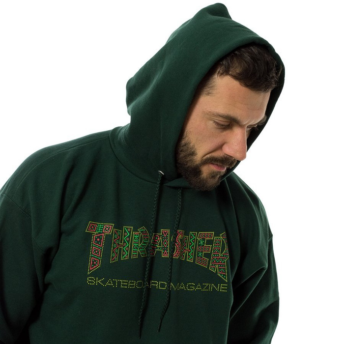 Bluza męska Thrasher hoody Davis forest green N