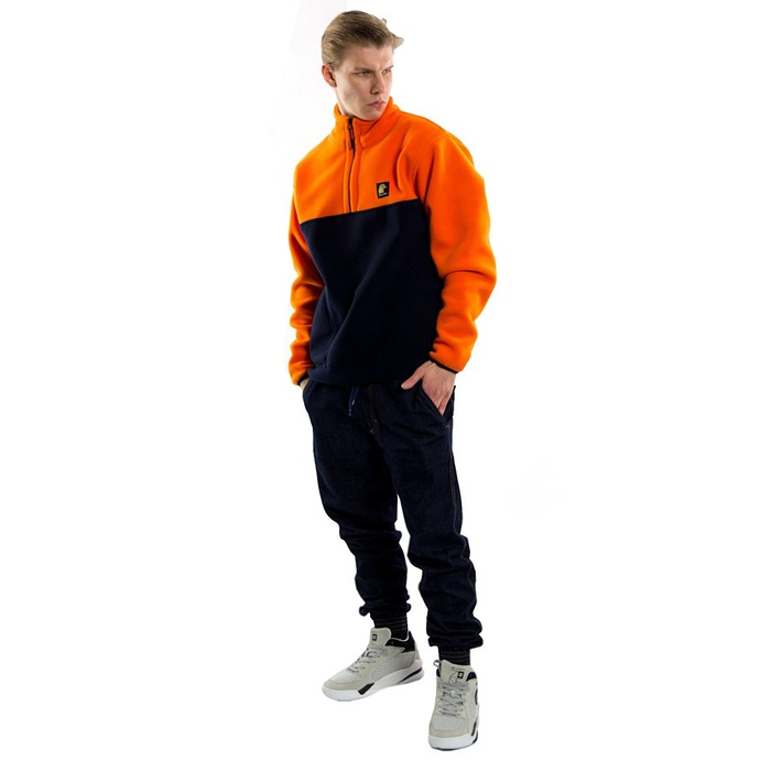 Nervous fleece FA20 orange / navy