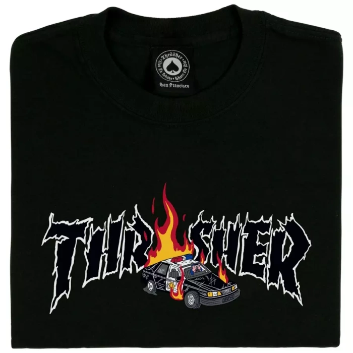 Thrasher koszulka męska Cop Car black