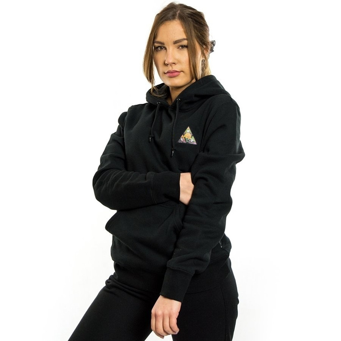 HUF bluza damska z kapturem New Dawn Triple Triangle black