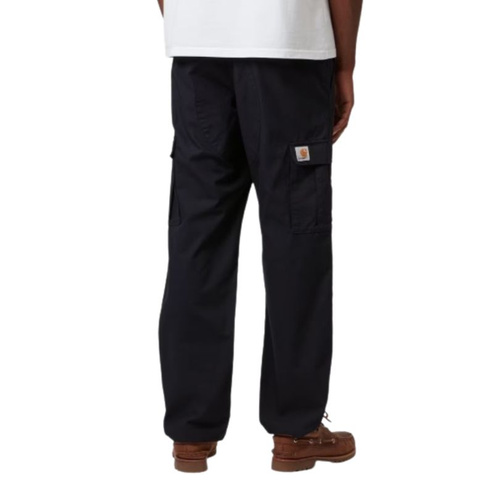 Carhartt WIP spodnie materiałowe męskie Aviation Pant dark navy rinsed