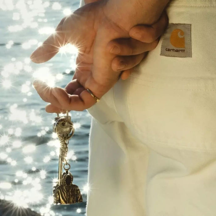 Carhartt WIP brelok Siberian Parka Keychain gold