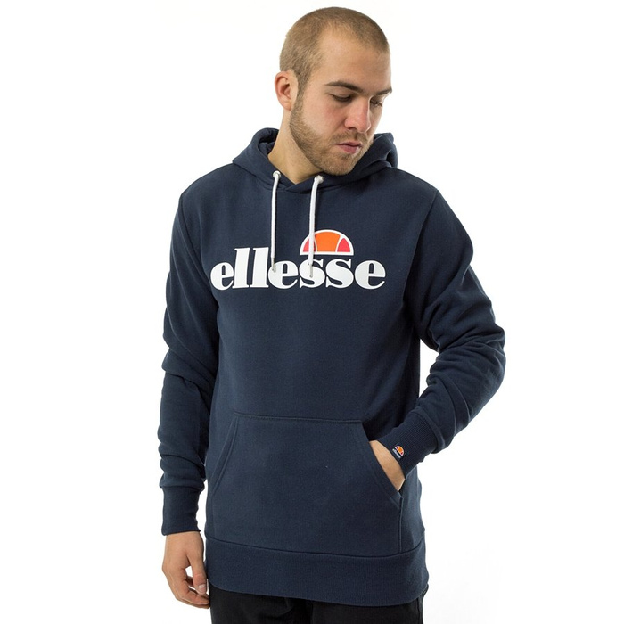 Bluza męska z kapturem Ellesse sweatshirt Small Logo Gottero Oh Hoody navy