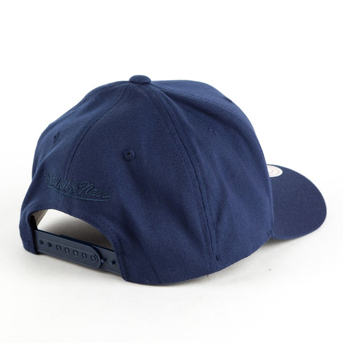 Mitchell and Ness dad cap Tonal Logo High Crown 110 M&N Logo navy