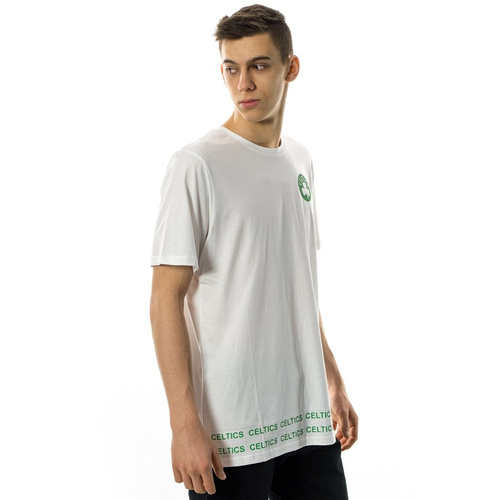 Koszulka męska New Era t-shirt NBA Team Wordmark Boston Celtics white