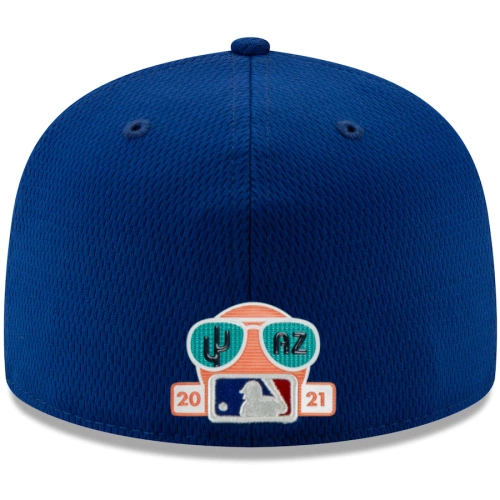New Era Czapka z daszkiem fitted cap 59FIFTY 2021 Spring Training MLB Chicago Cubs royal