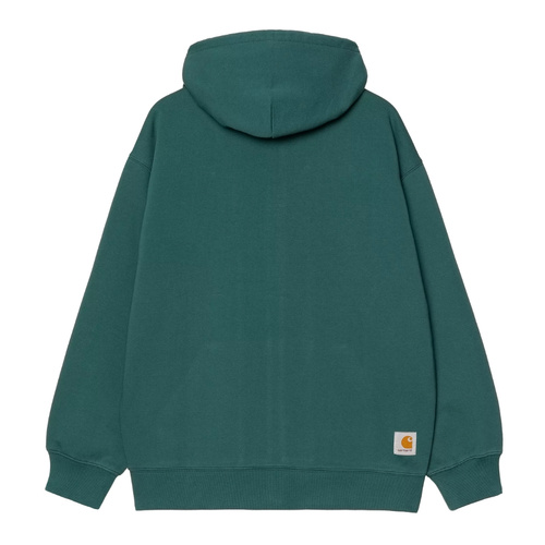 Carhartt WIP rozpinana bluza męska z kapturem Hooded WIP Sweat Jacket rainforest stone washed