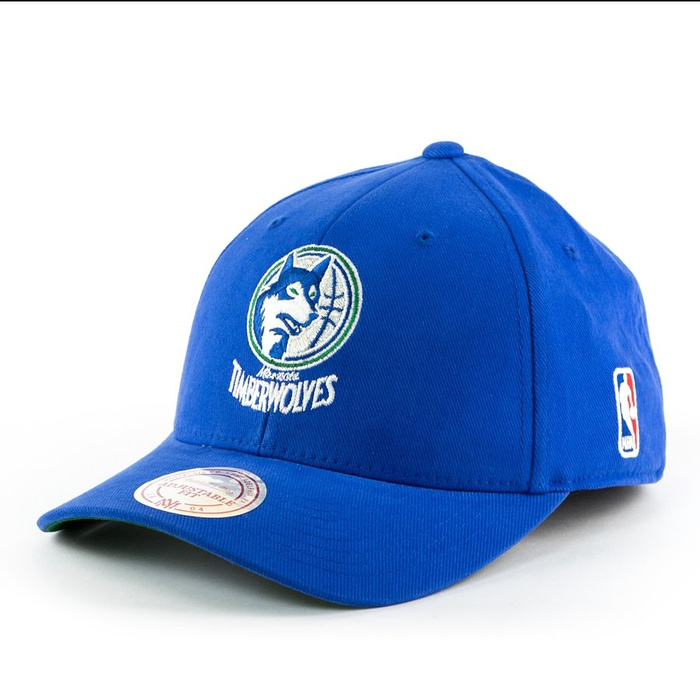 Czapka Mitchell and Ness snapback Flexfit 110 Low Pro Minnesota Timberwolves blue