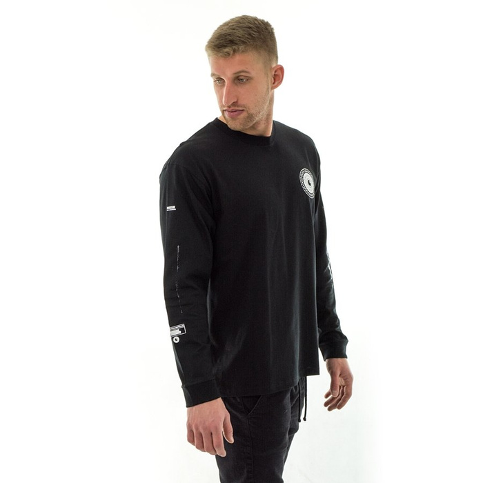 Koszulka męska Carhartt WIP longsleeve Confidential black / white