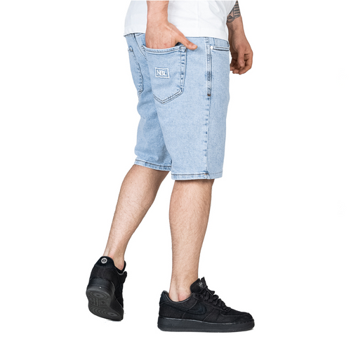 NewBadLine krótkie spodnie męskie Jeans Icon Light 3735 blue 