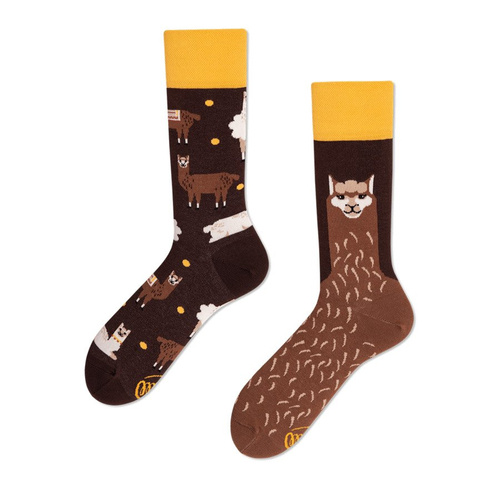 Many Mornings socks Fluffy Alpaca multicolor
