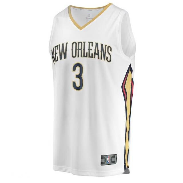 Fanatics Replica Jersey NBA Association Edition New Orleans Pelicans C.J Mc Collum white