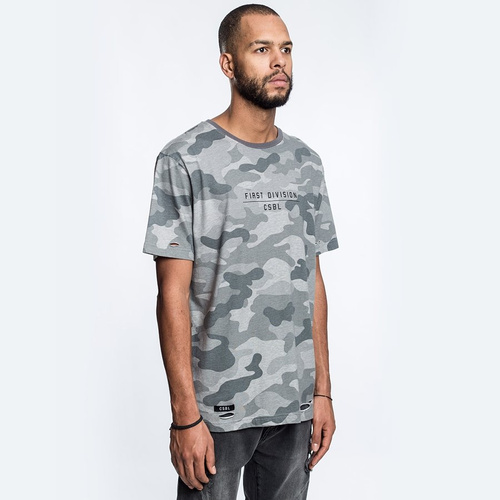 Koszulka męska Cayler and Sons t-shirt BL First Division Tees stone camo / mc