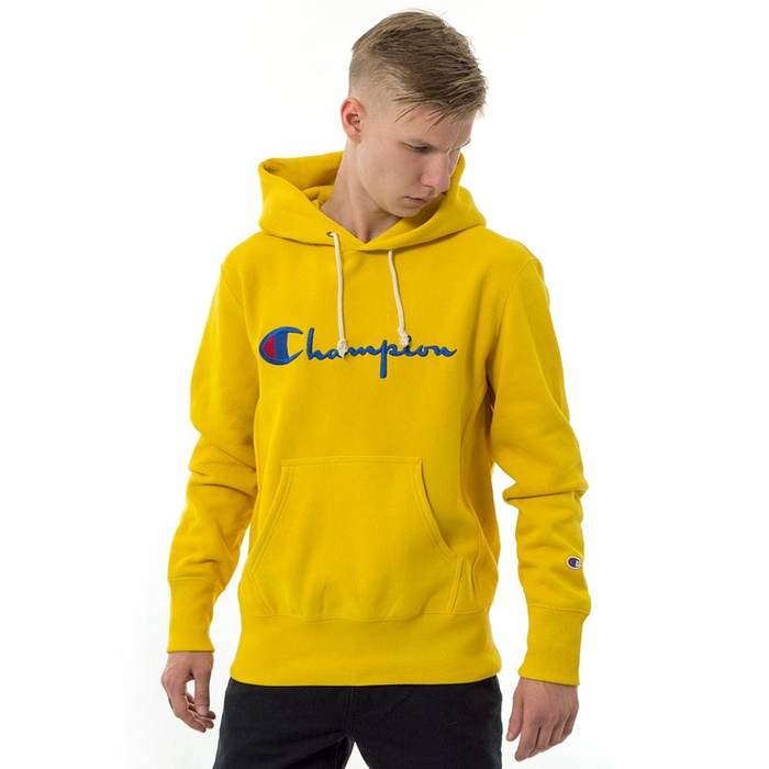 Champion sweatshirt Reverse Weave hoody Emb. Script Logo gold (212574/F19/YS001)