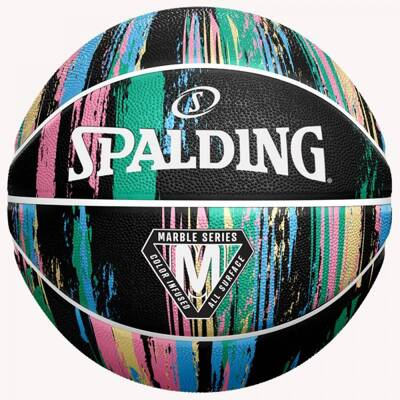 Spalding piłka do koszykówki Marble Outdoor black-pastel rozm.7