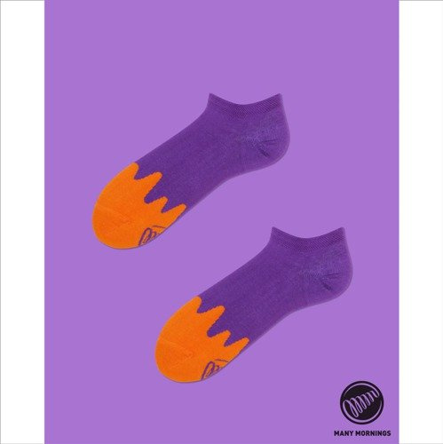 Skarpety Many Mornings socks Melted purple / orange