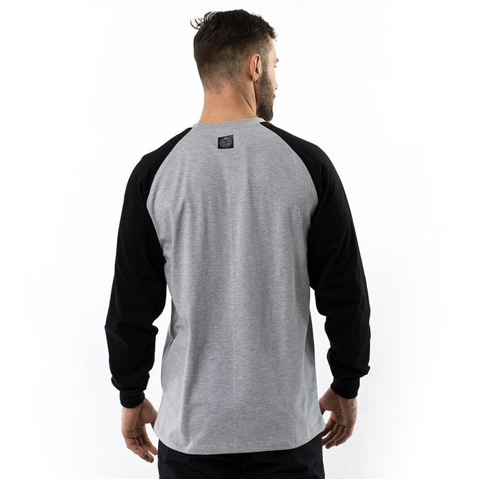 Koszulka męska Mass Denim longsleeve Base Reglan Anniversary light heather grey / black