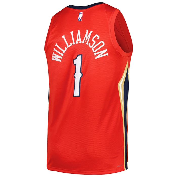 Jordan koszulka koszykarska Swingman Jersey NBA Statement Edition New Orleans Pelicans Zion Williamson red (kolekcja młodzieżowa)