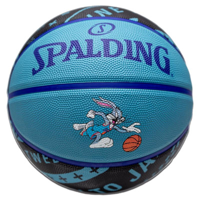 Spalding piłka do koszykówki Space Jam x Bugs Bunny black / teal size.7