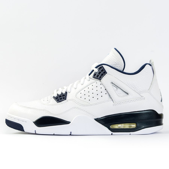 Buty męskie Air Jordan IV Retro Columbia LS Remastered white / legend blue - midnight navy (314254-107) TM