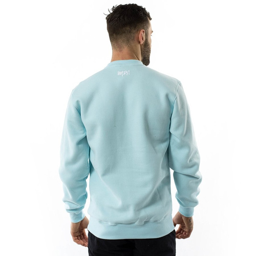 Bluza męska Mass Denim crewneck Signature Anniversary light blue