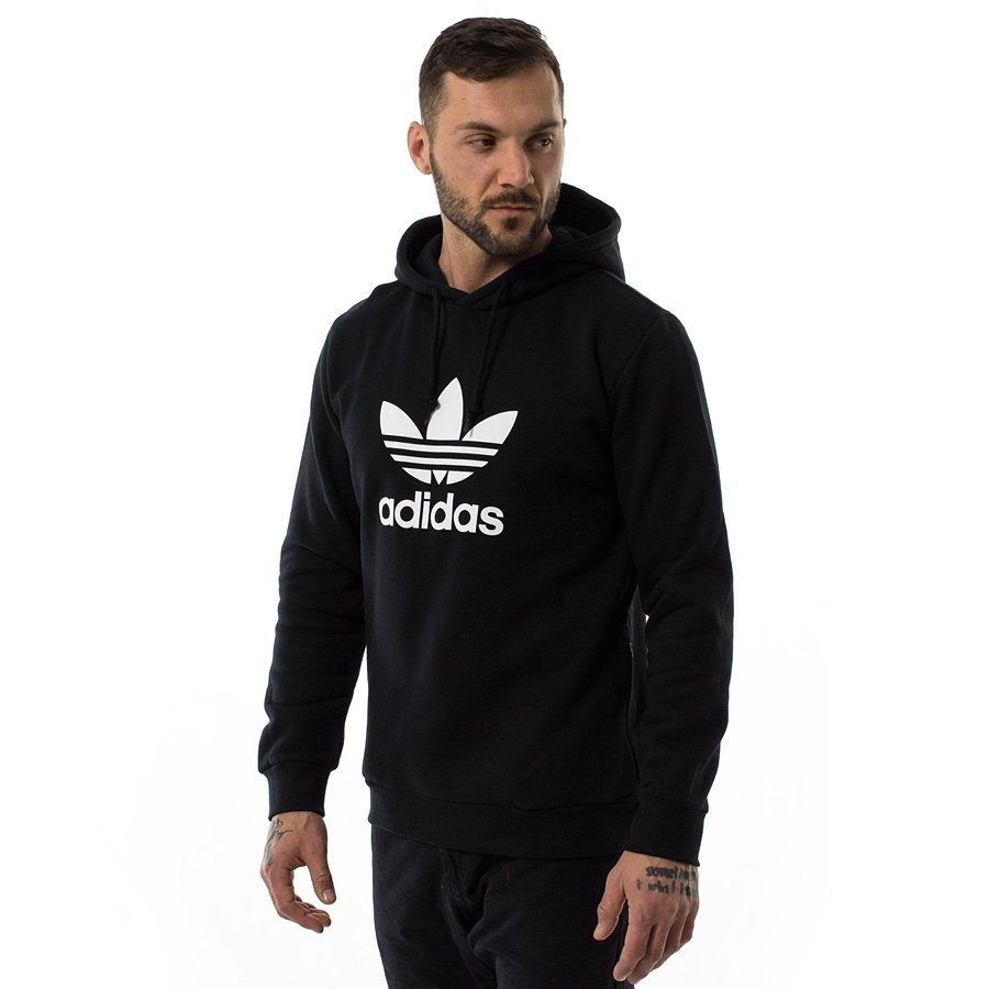 Adidas Originals sweatshirt hoody Trefoil Warm-Up black (CW1240