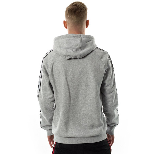 Bluza męska z kapturem Kappa hoody Ernie grey melange