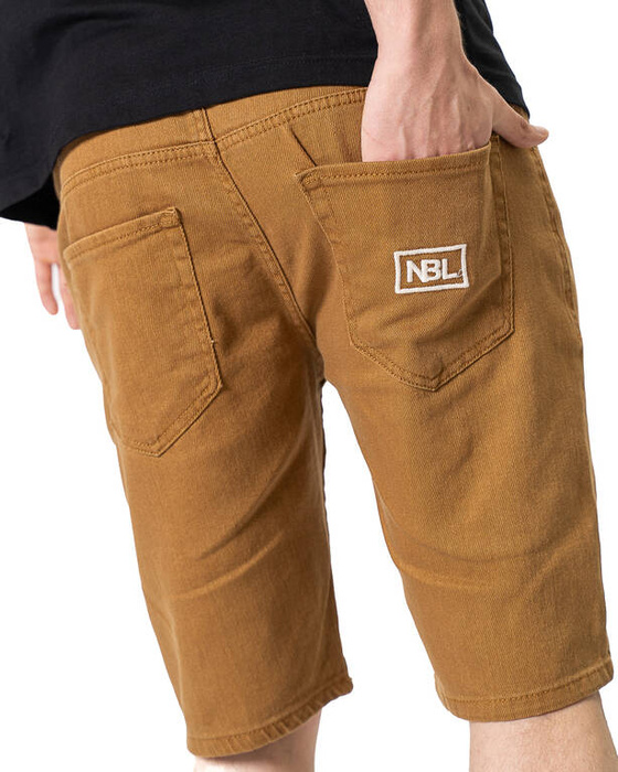 NewBadLine krótkie spodnie męskie materiałowe Icon 3932 brown
