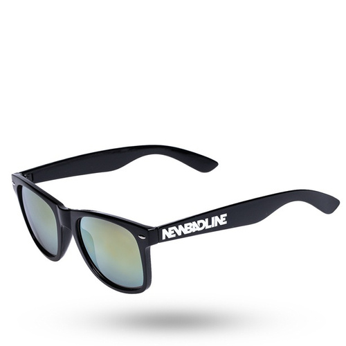 NewBadLine okulary przeciwsłoneczne Classic black flash - yellow mirror 01-182