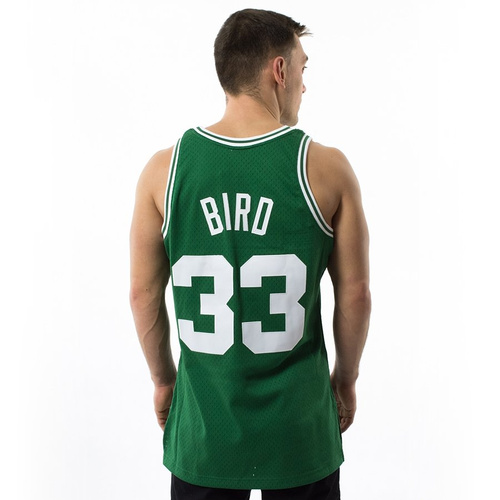 Mitchell and Ness Swingman Jersey HWC Boston Celtics Larry Bird green
