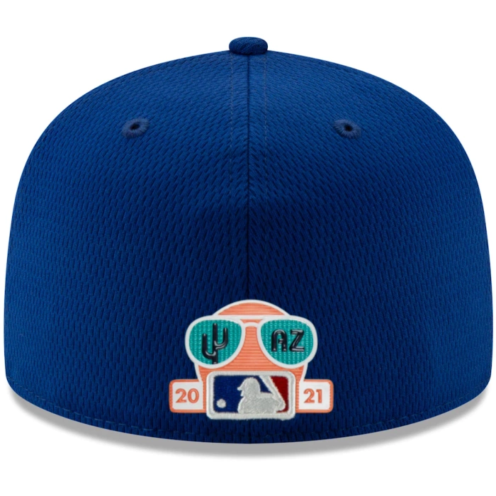 New Era Czapka z daszkiem fitted cap 59FIFTY 2021 Spring Training MLB Chicago Cubs royal