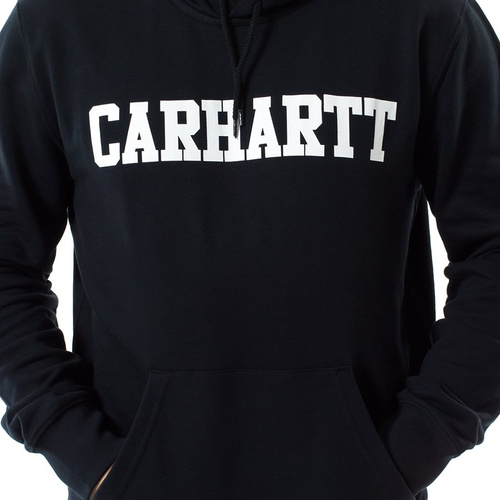 Bluza męska Carhartt WIP hoody College black / white