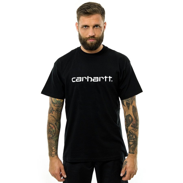 Carhartt WIP t-shirt Script black / white.