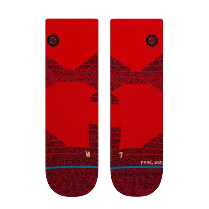 Stance socks Performance Basketball Hoops Icon QTR red