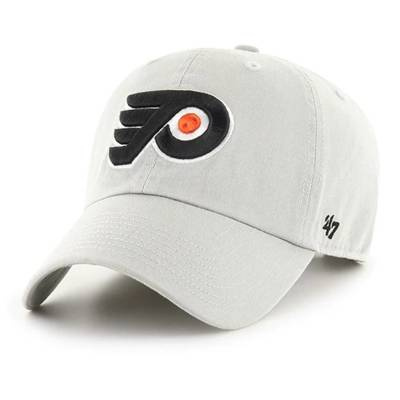 47Brand Czapka z daszkiem strapback Clean Up Philadelphia Flyers grey