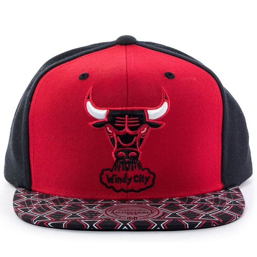 Mitchell and Ness snapback Team Sublimated Chicago Bulls black / red
