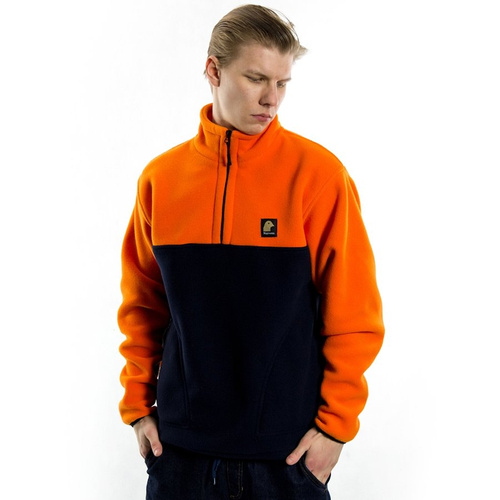 Polar męski Nervous fleece FA20 orange / navy
