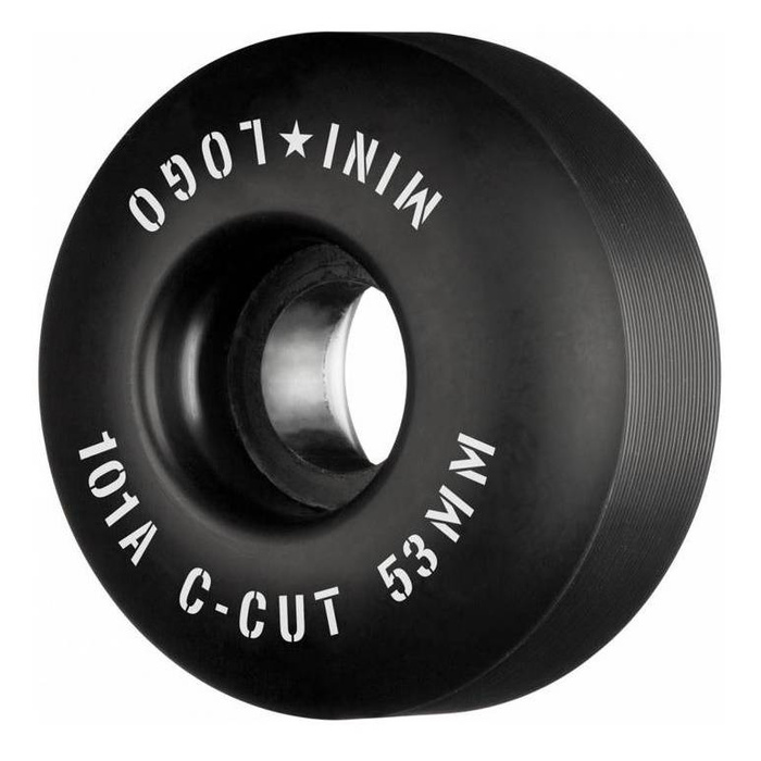 MiniLogo Skateboards wheels C-Cut "2" 101A black 4szt. (53mm)