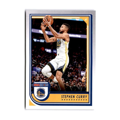 Stephen Curry Panini karta kolekcjonerska + etui NBA Hoops No.223 2022/2023 Golden State Warriors