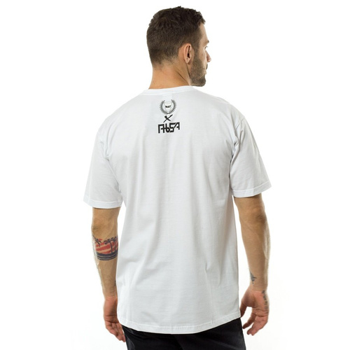 Melanżowe Akcesoria Tekstylne t-shirt Savoir Vivre white