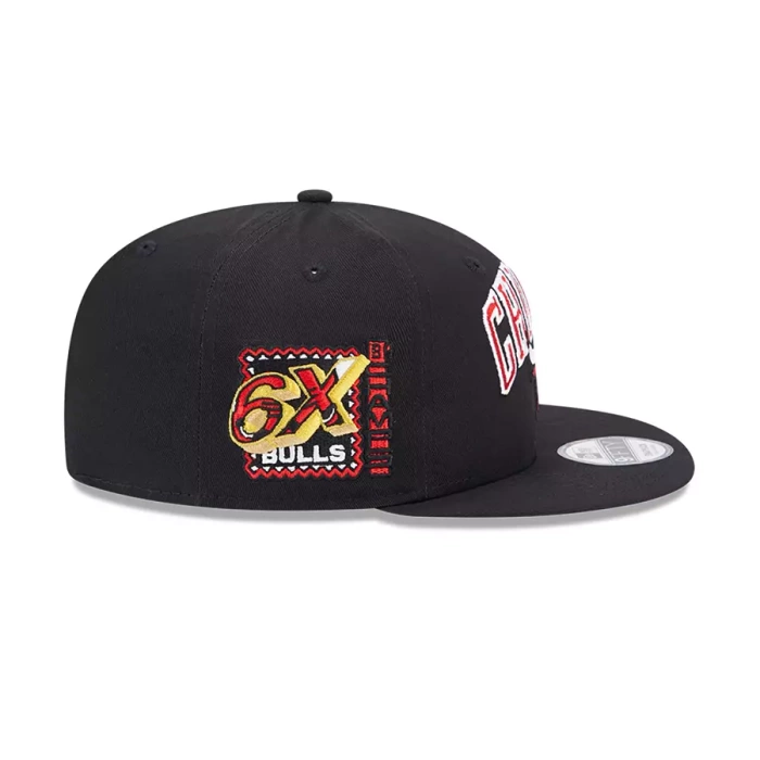 New Era snapback 9FIFTY NBA Patch Chicago Bulls black