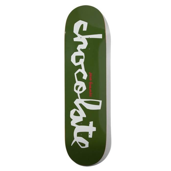 Chocolate Skateboards deck Jesus Fernandez Original Chunk green 8.37"
