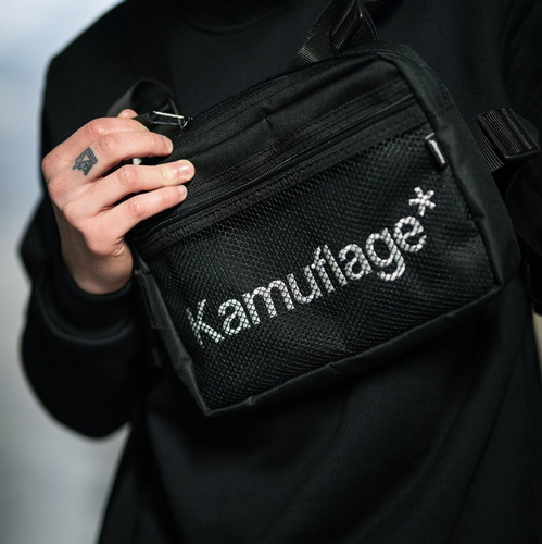 Saszetka na pierś Kamuflage* chest rig Classic V2 black / white