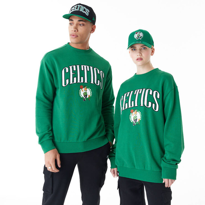 New Era bluza damska Boston Celtics NBA Arch Graphic Green Oversized Crewneck green