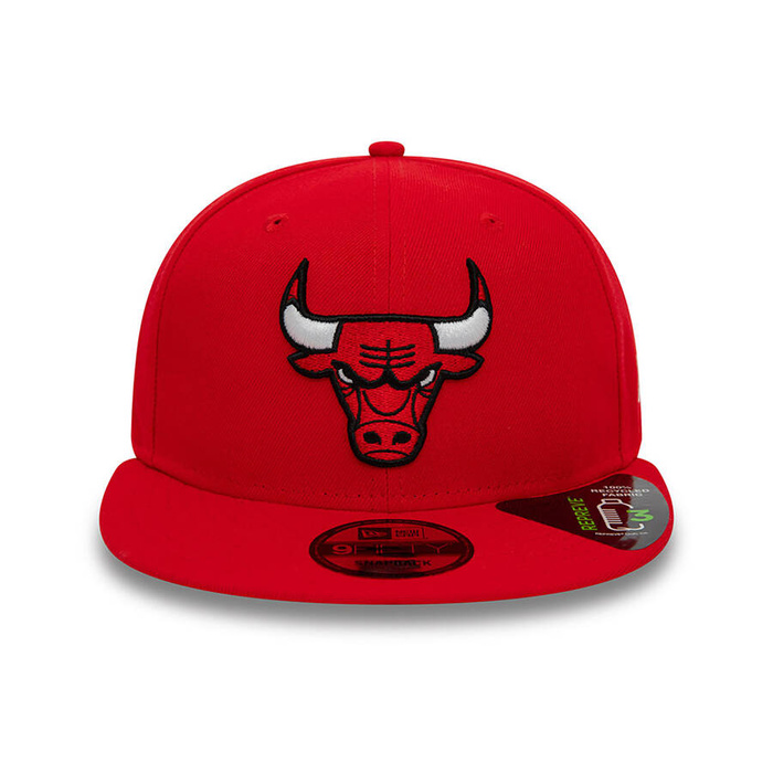 New Era Snapback 9FIFTY NBA Repreve Chicago Bulls red.