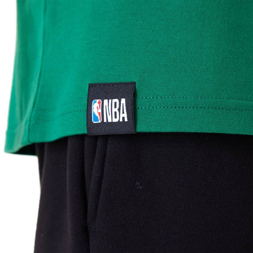 New Era koszulka męska NBA Large Wordmark Boston Celtics Oversized T-Shirt green