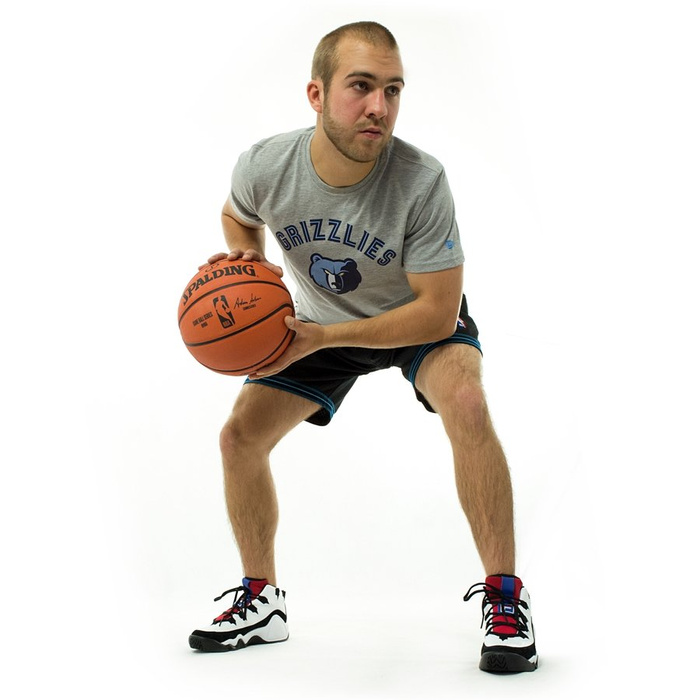 Koszulka męska New Era t-shirt NBA Team Logo Memphis Grizzlies grey