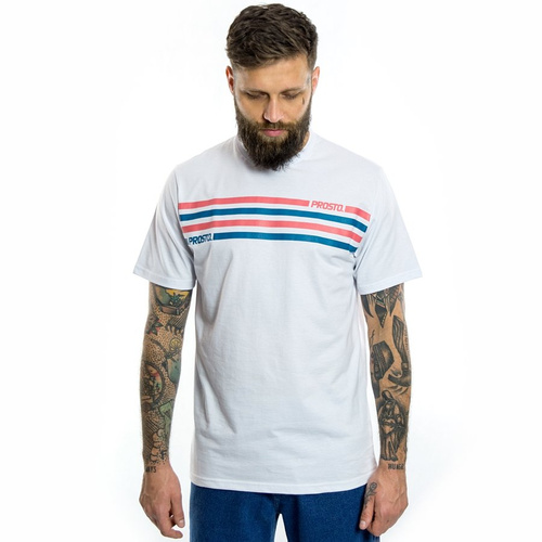 Koszulka męska Prosto Klasyk t-shirt Plane white